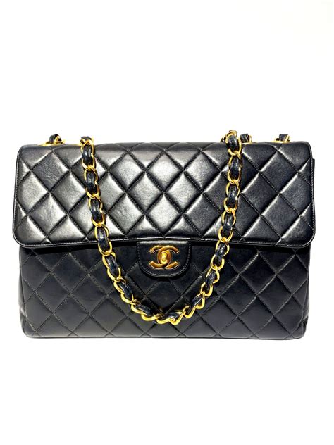 chanel large classic flap chain drop|discontinued chanel flaps.